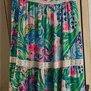 Lilly Pulitzer Colorful Floral Maxi Dress